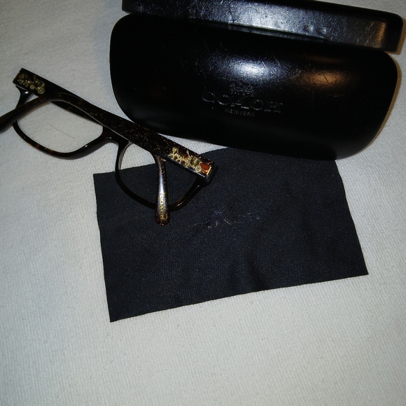 Coach Women's Brown Eyeglases - Picture 7 of 16